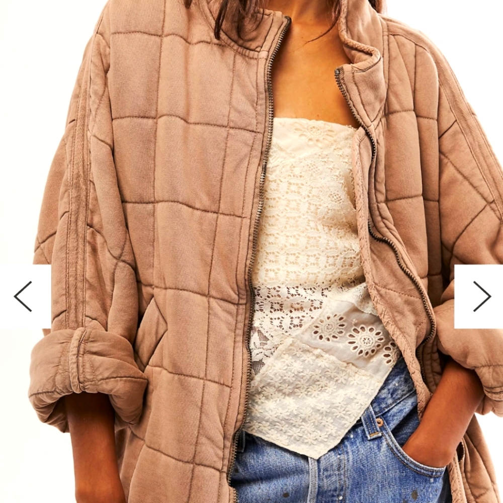 XL Dolman Quilted Knit Jacket